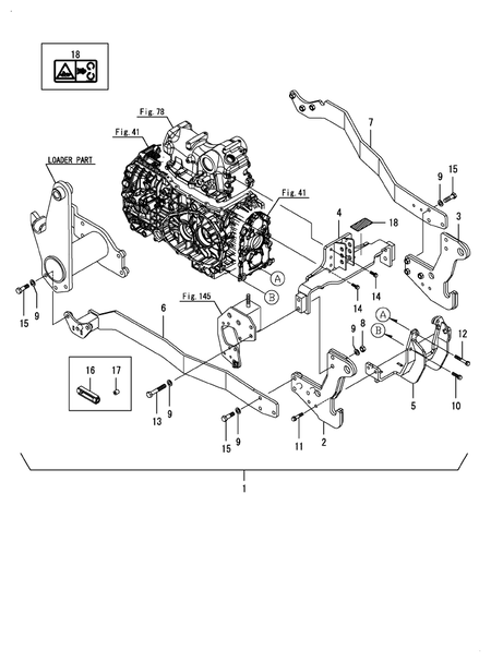 BACKHOE FRAME (YT235Y)