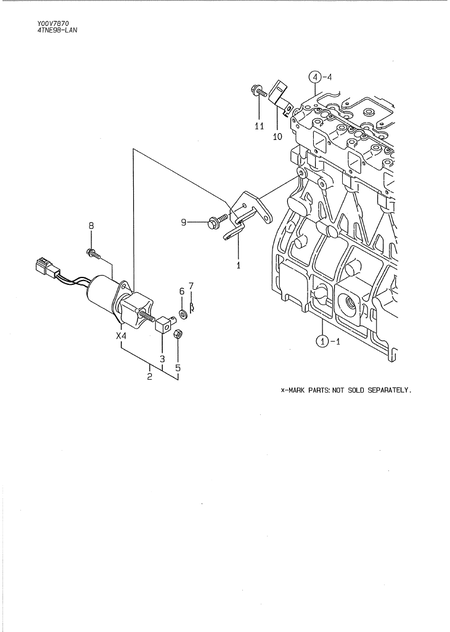 ENGINE STOP DEVICE (4TNE98-LAN)