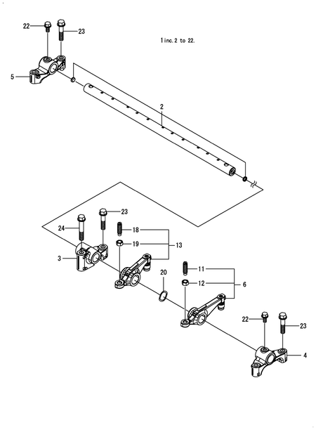 ROCKER ARM (4TN107FHT-4SSH1) ROCKER ARM (4TN107FHT-4SSH1)