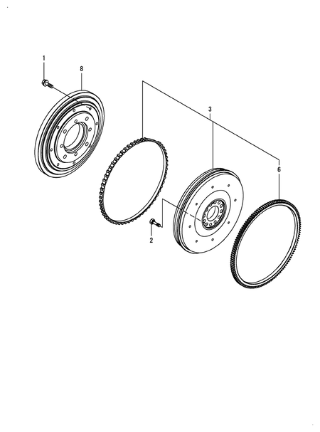 FLYWHEEL (4TN107FHT-2WYB)