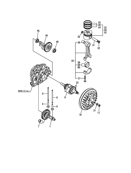 CRANKSHAFT, PISTON & CAMSHAFT (L48N6-PY) CRANKSHAFT, PISTON & CAMSHAFT (L48N6-PY)