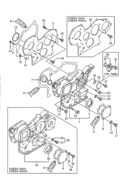 GEAR HOUSING (4TNE84-EG1A) GEAR HOUSING (4TNE84-EG1A)