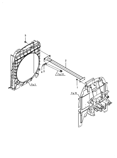 HOOD FRAME (LX4100(YANMAR))