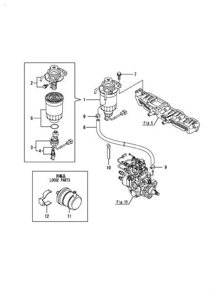 FUEL FILTER (4TNE98-BQFLC)