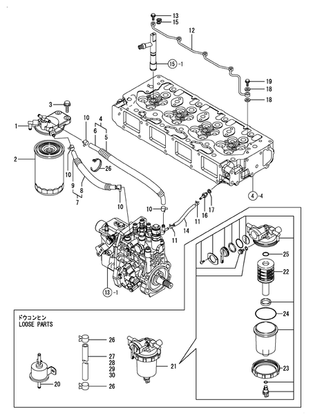 FUEL LINE (4TNV106TXTBL)
