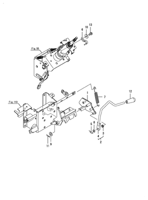 PARKING BRAKE LEVER (YT359Y)