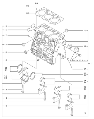 CYLINDER BLOCK (3TNV76-CSA) CYLINDER BLOCK (3TNV76-CSA)