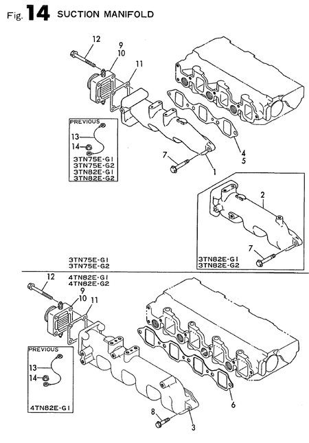 INTAKE MANIFOLD (4TN82E-G1) INTAKE MANIFOLD (4TN82E-G1)