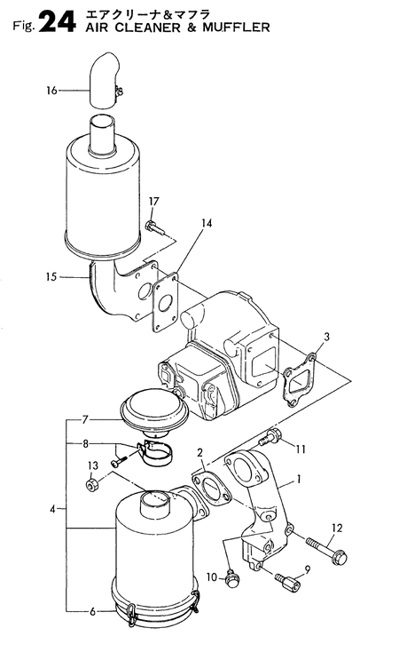 AIR CLEANER & MUFFLER (TS60C-GB) AIR CLEANER & MUFFLER (TS60C-GB)