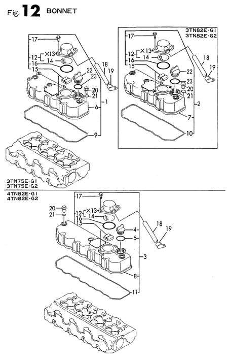 BONNET (4TN82E-G1) BONNET (4TN82E-G1)
