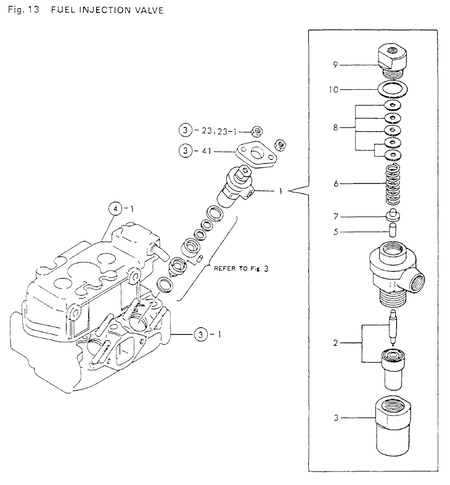 FUEL INJECTION VALVE (2T75U-N)