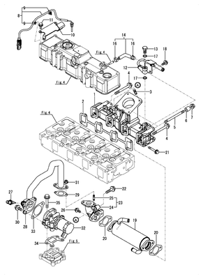 EXHAUST MANIFOLD (4TNV98C-XNITL)