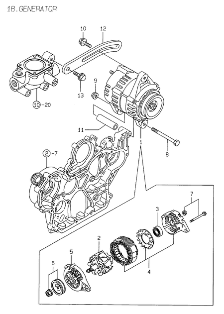 GENERATOR (4TNE94-DBK) GENERATOR (4TNE94-DBK)