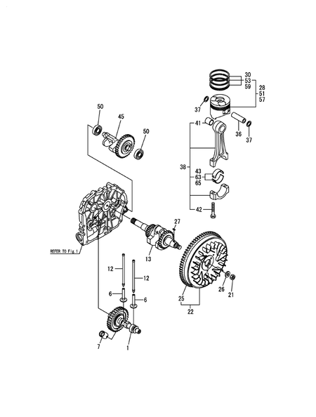 CRANKSHAFT, PISTON & CAMSHAFT (L70N6-PEYST) CRANKSHAFT, PISTON & CAMSHAFT (L70N6-PEYST)