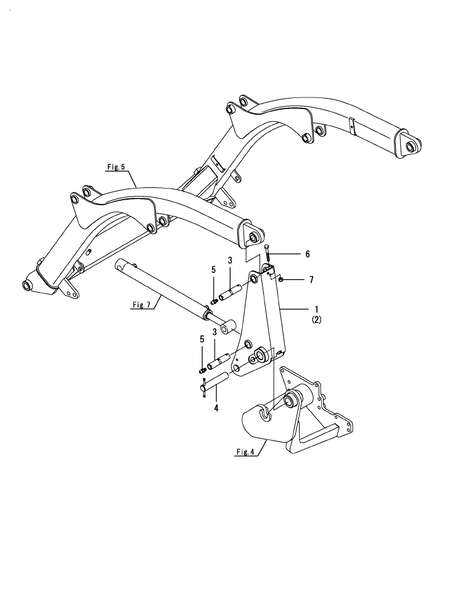 SUPPORT FRAME (CL200(YANMAR))