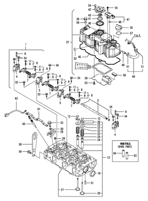 CYLINDER HEAD & BONNET (3TNV88C-DYEM) CYLINDER HEAD & BONNET (3TNV88C-DYEM)