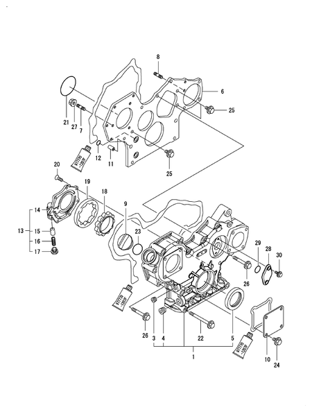 GEAR HOUSING (3TNV84-XRE) GEAR HOUSING (3TNV84-XRE)