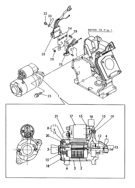 STARTING MOTOR (TA-880ESY)