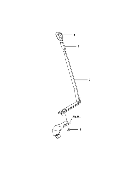 LIFT LEVER (LX4100(YANMAR))