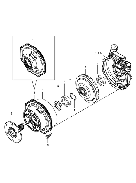 FRONT SPINDLE (YT359Y)