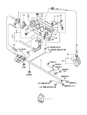 ELECTRIC PARTS (4TNV84T-GGE) ELECTRIC PARTS (4TNV84T-GGE)