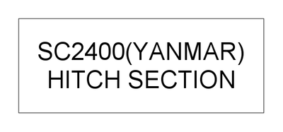 HITCH SECTION (SC2400(YANMAR))