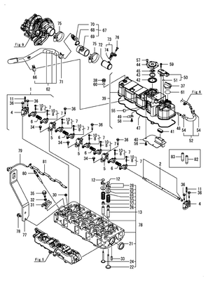 CYLINDER HEAD & BONNET (4TNV86CT-DWZ) CYLINDER HEAD & BONNET (4TNV86CT-DWZ)