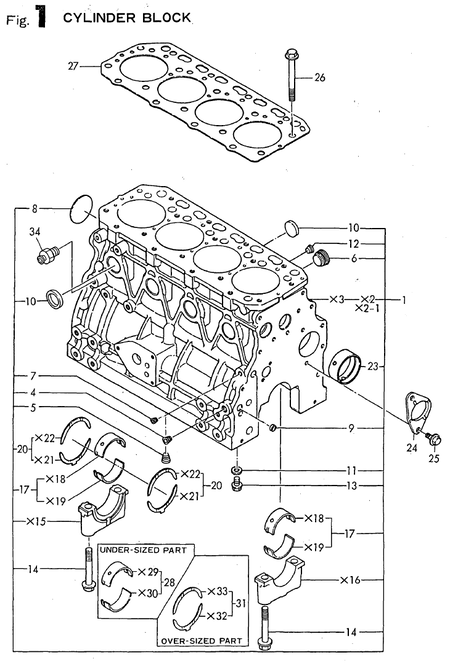 CYLINDER BLOCK (4TN82E-AS) CYLINDER BLOCK (4TN82E-AS)
