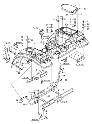 FENDER(REAR REMOTE (LX410(YANMAR)) FENDER(REAR REMOTE (LX410(YANMAR))