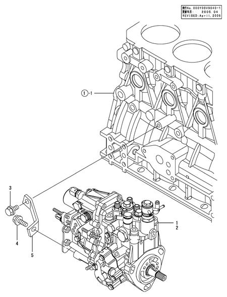 FUEL INJECTION PUMP (4TNV88-PNS)