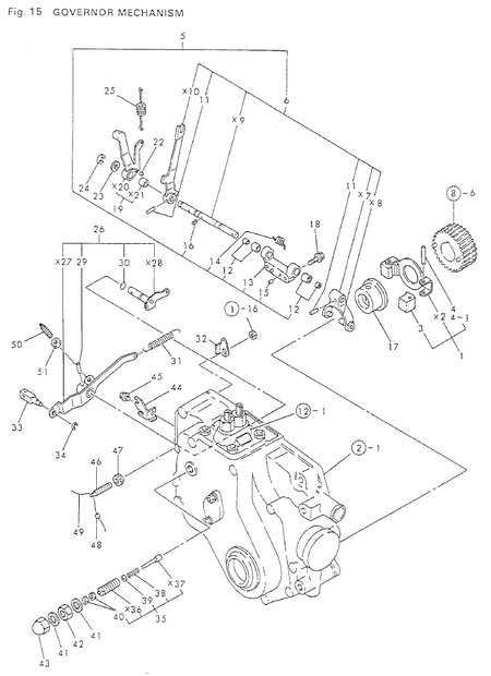 GOVERNOR MECHANISM (2T75U-N)