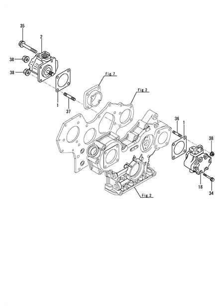 HYDRAULIC PUMP (3TNV88-XRE2) HYDRAULIC PUMP (3TNV88-XRE2)