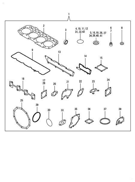 GASKET SET (TNV)