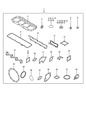 GASKET SET (TNV) GASKET SET (TNV)