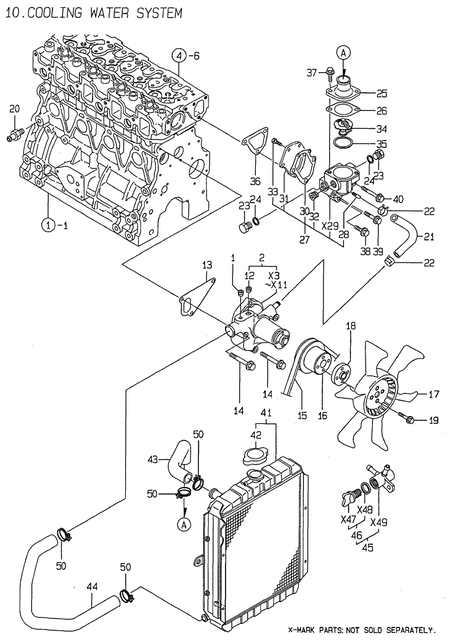 COOLING WATER SYSTEM (4TNE88-MS)