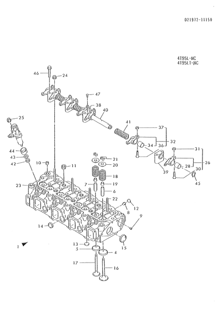 CYLINDER HEAD (4T95LT-NC)