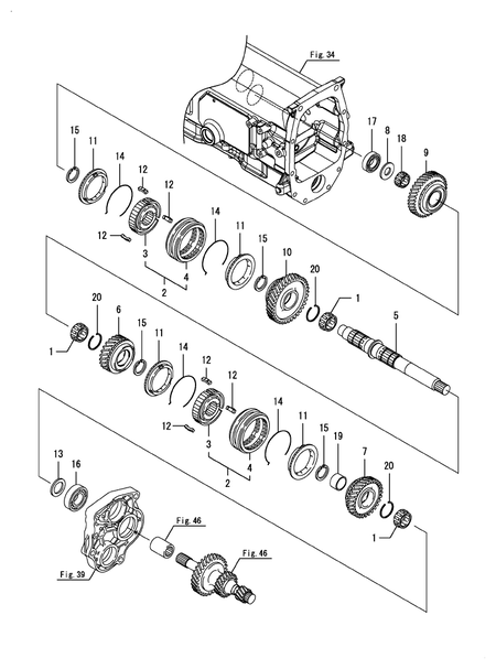 DRIVEN SHAFT (LX490(YANMAR))
