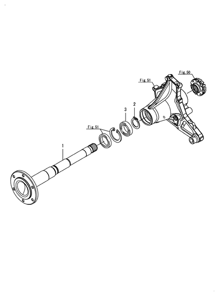 REAR AXLE SHAFT (SA324)