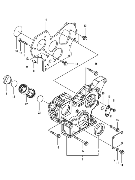 GEAR HOUSING (3TNV88F-EPMBA) GEAR HOUSING (3TNV88F-EPMBA)